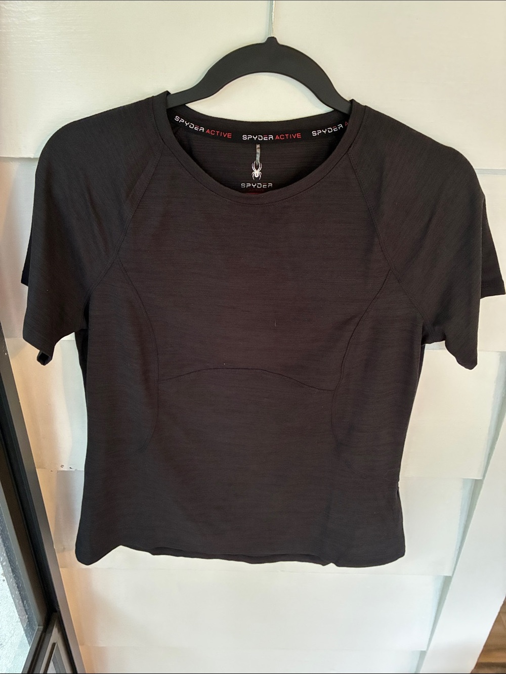 Spyder Women's Black Short-Sleeve Performance Tee